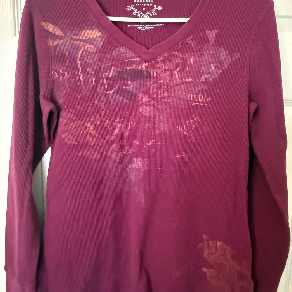 Purple Long Sleeve Shirt